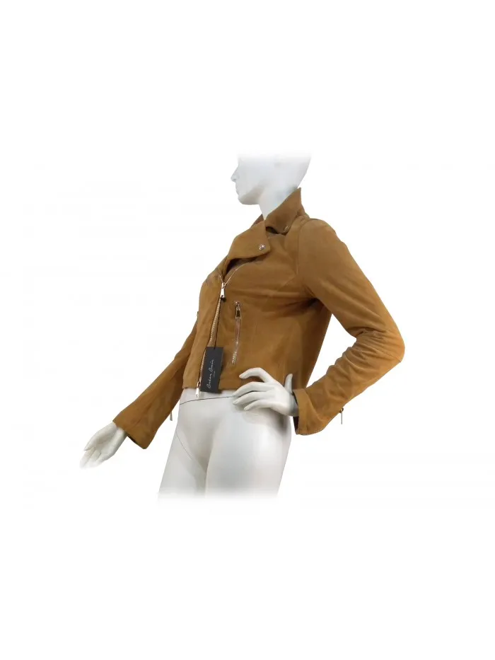 Create Women's Leather Jacket - Nadia Model