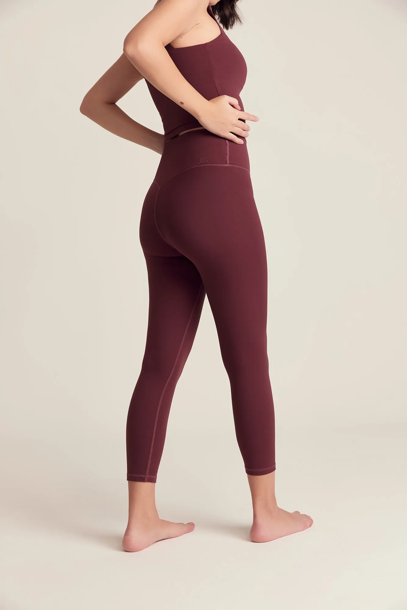 Crop Leggings in Hojicha - Classic Style