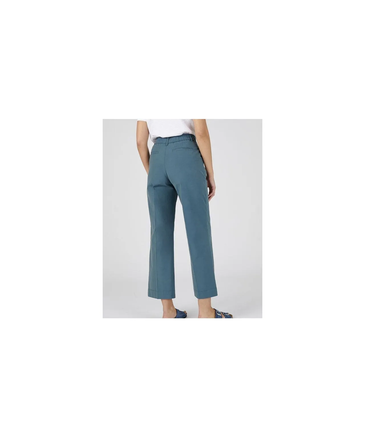 Crop Wide-Leg Trousers