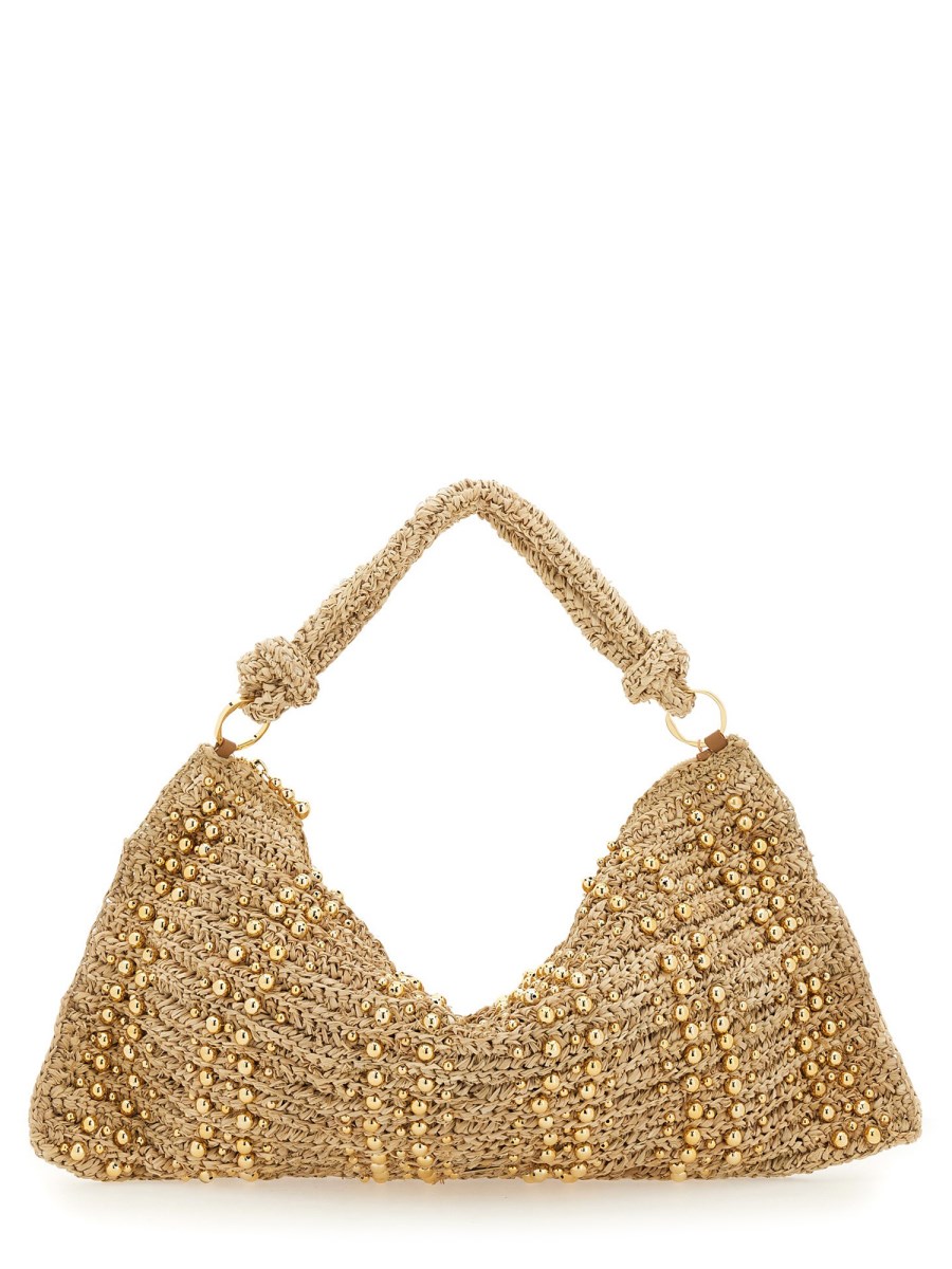 Cult Gaia Raffia Hera Handbag