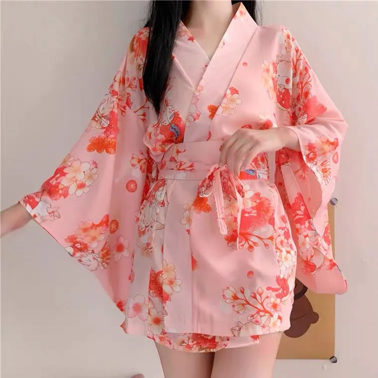 Cute Cherry Blossom Night Dress