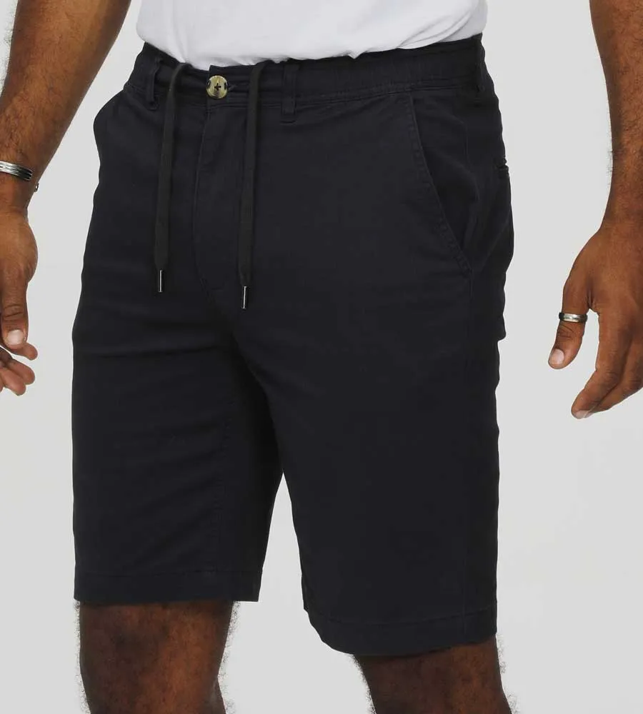 Navy Mens Stretch Shorts with Drawcord (ARIES 1)