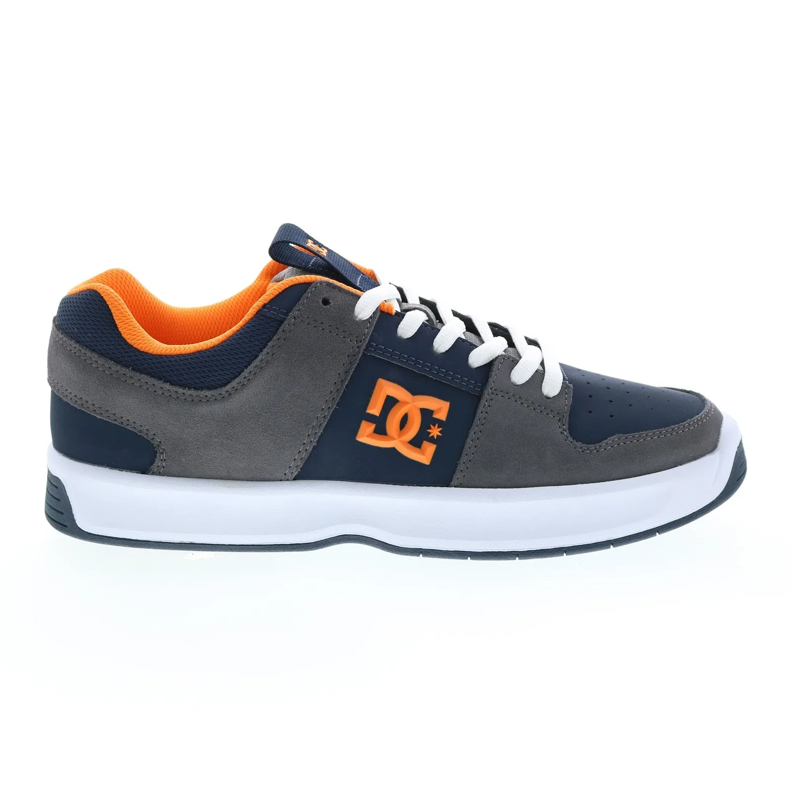 DC Lynx Zero Men's Gray Leather Skate Sneakers - ADYS100615-GO6