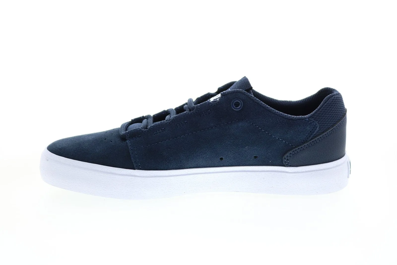 DC Mens Blue Nubuck Skate Sneakers ADYS300580 - Shop Now