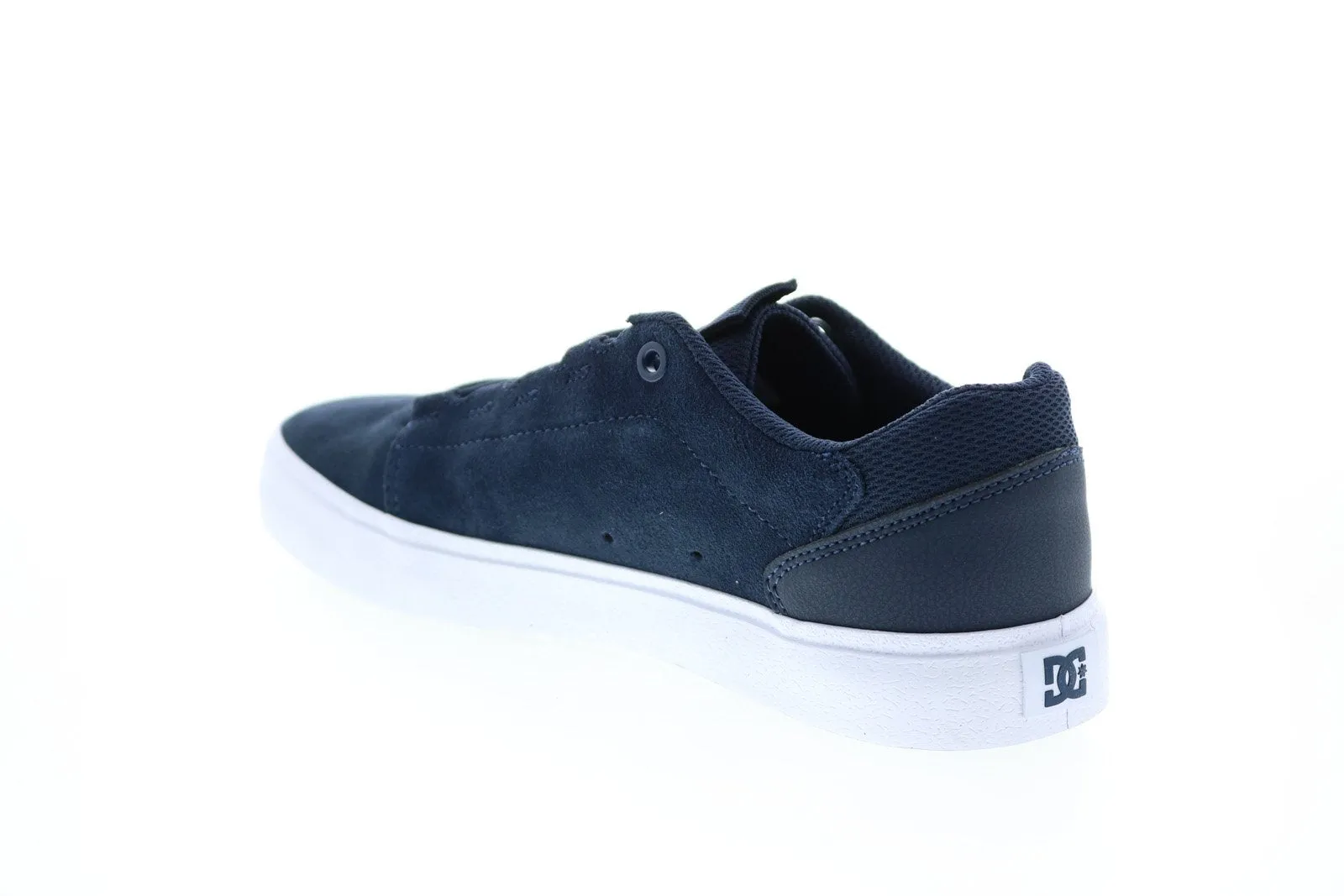 DC Mens Blue Nubuck Skate Sneakers ADYS300580 - Shop Now