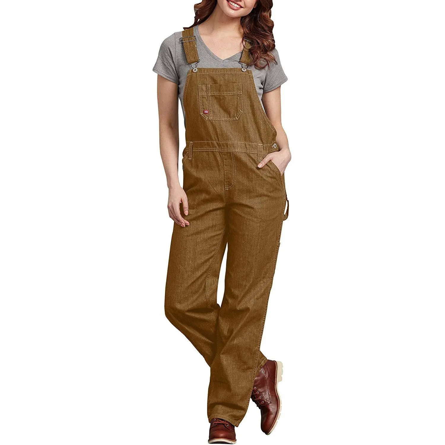 Dickies Women's Denim Bib Overall - Google SEO friendly: Women's Denim Bib Overall by Dickies