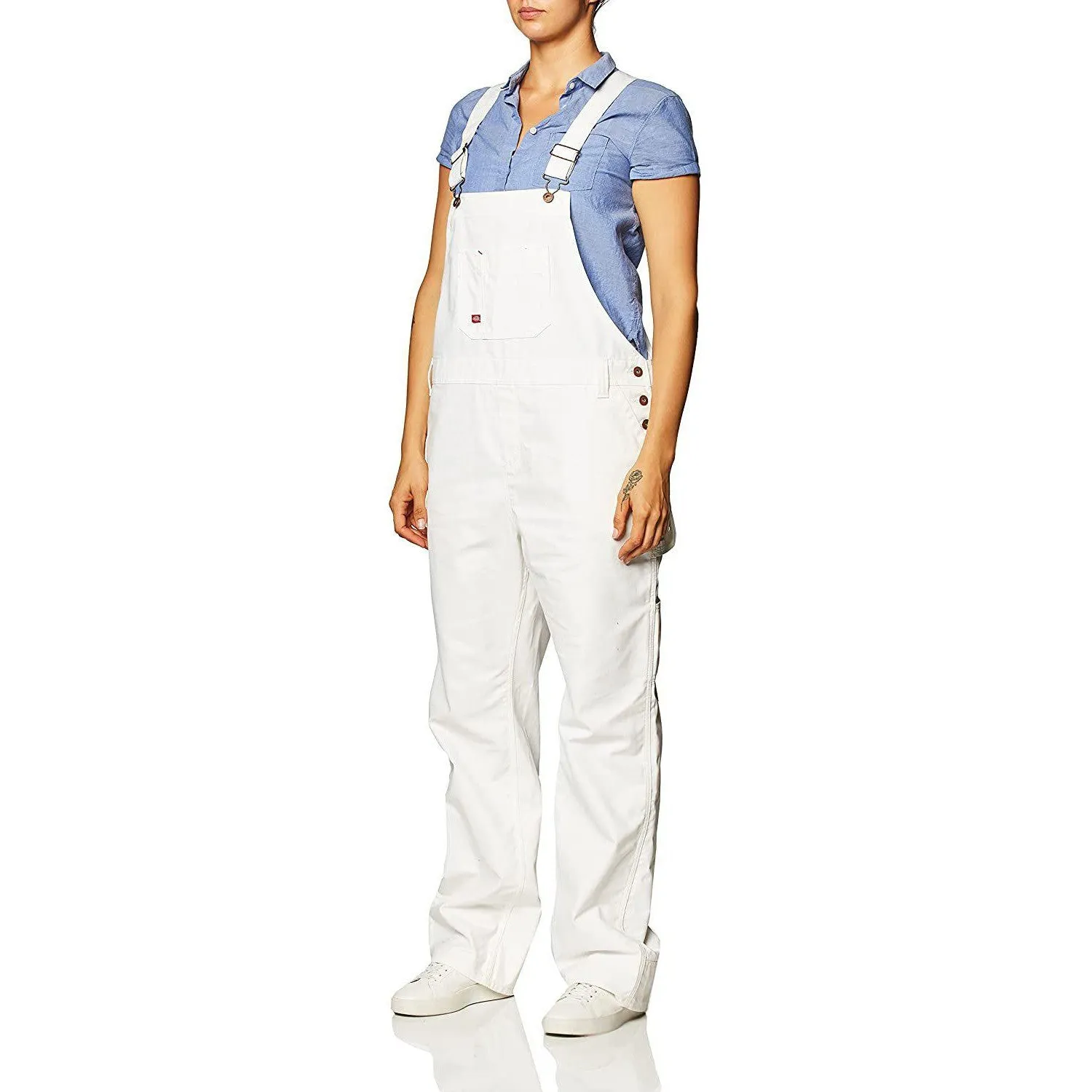 Dickies Women's Denim Bib Overall - Google SEO friendly: Women's Denim Bib Overall by Dickies