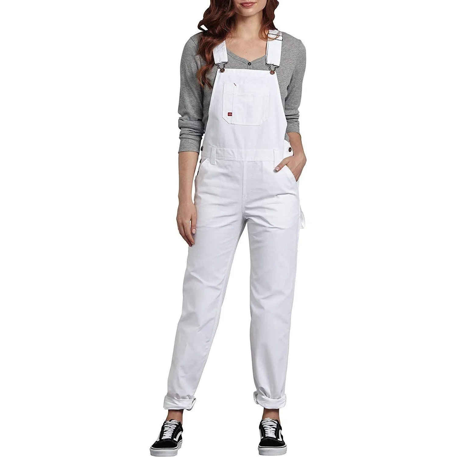 Dickies Women's Denim Bib Overall - Google SEO friendly: Women's Denim Bib Overall by Dickies