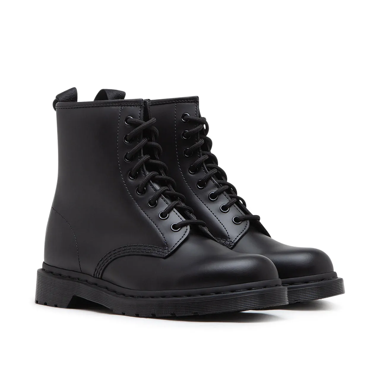 Dr. Martens 1460 Mono Smooth Leather Lace Up Boots (Black)