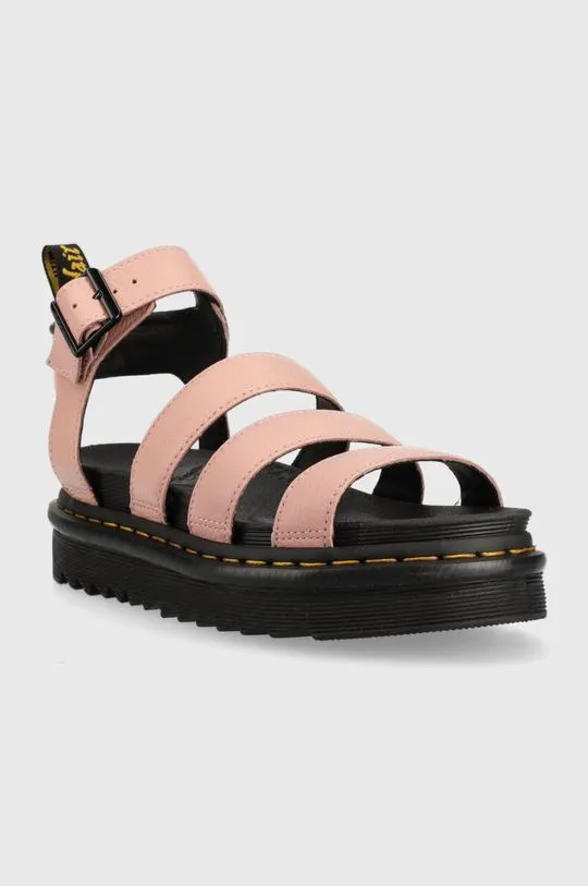 Dr. Martens Pink Blaire Leather Sandals DM30706329