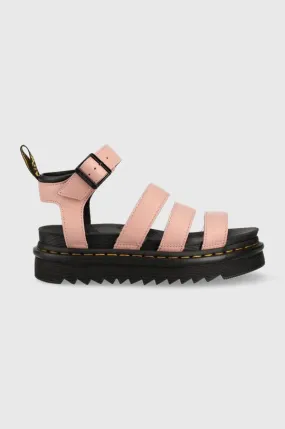 Dr. Martens Pink Blaire Leather Sandals DM30706329