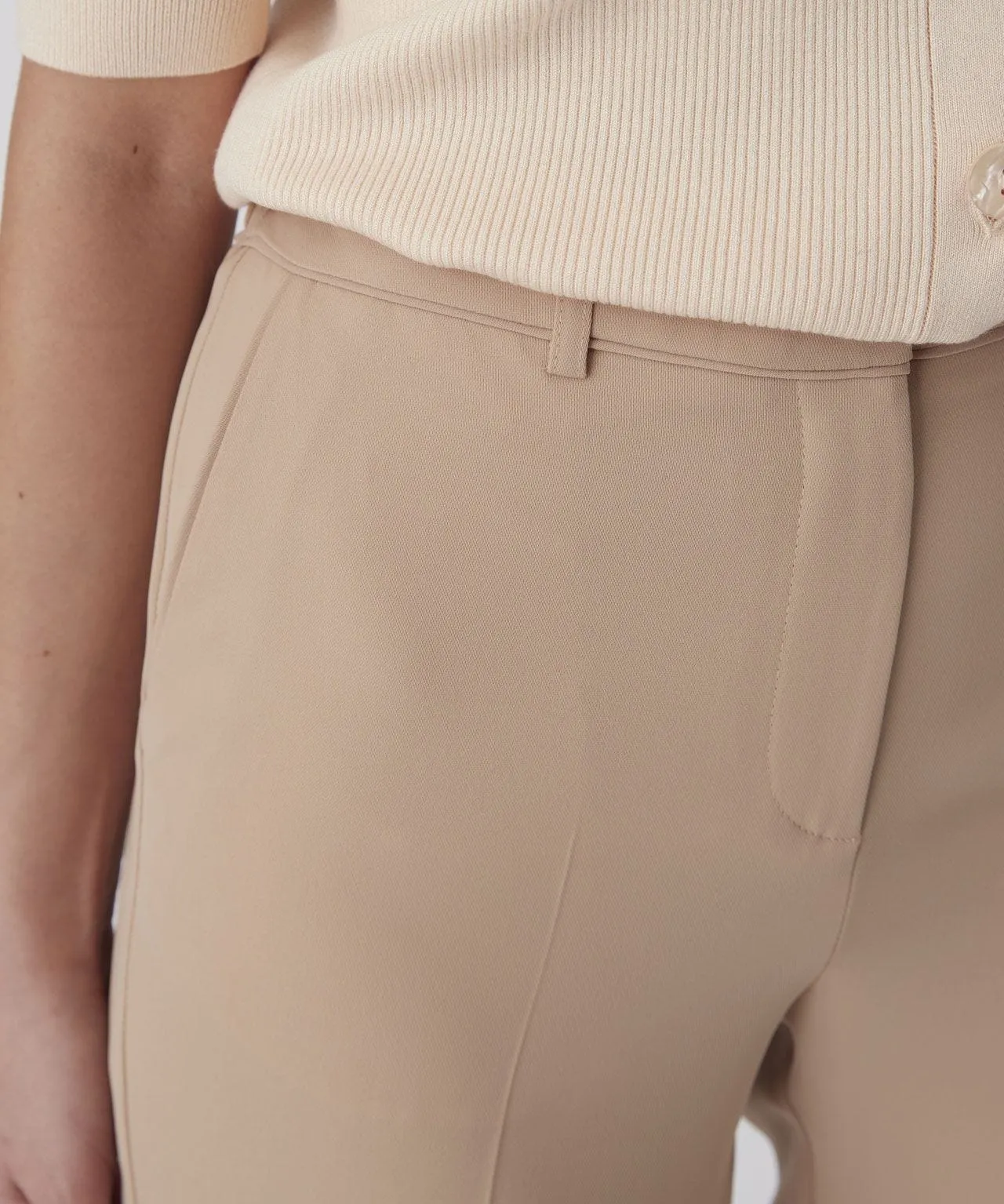 Easy-care Straight-leg Trousers for Women