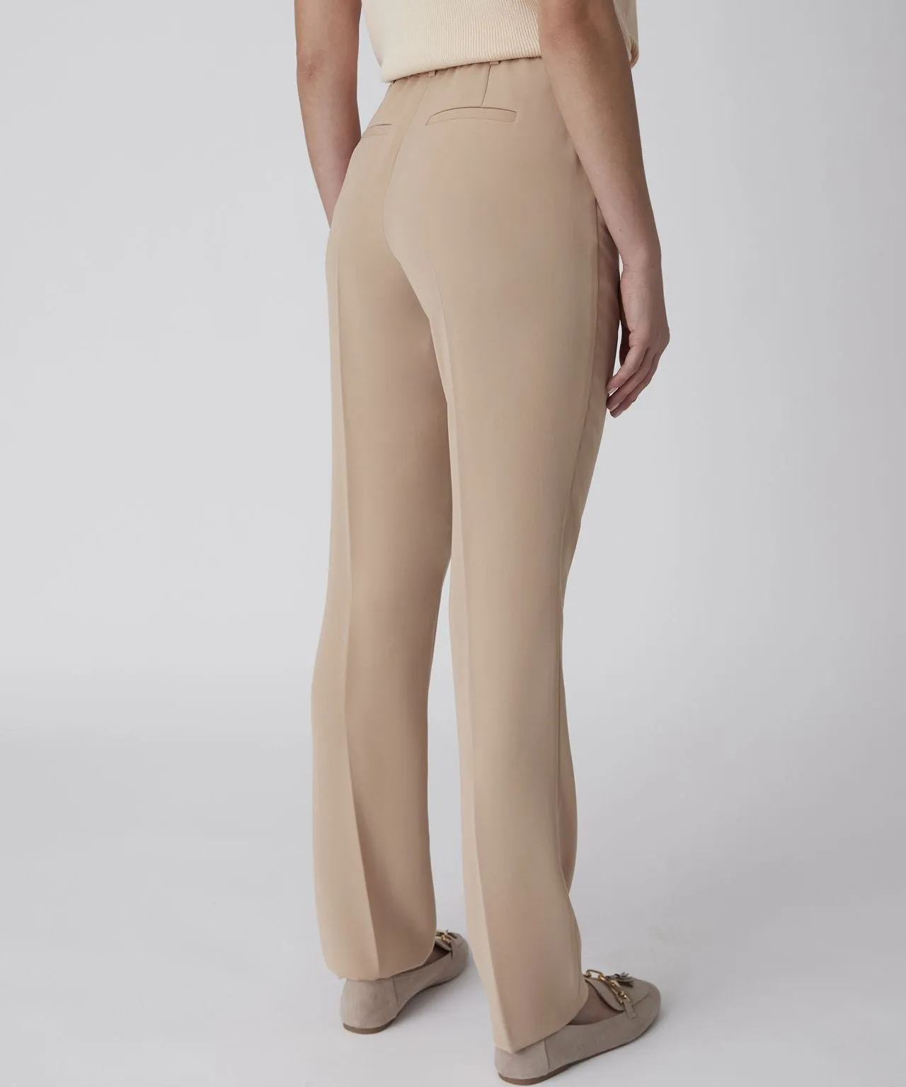 Easy-care Straight-leg Trousers for Women