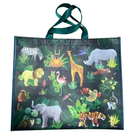 Eco-Friendly Animal Print Reusable Shopping Bag - Recycled PET Materials