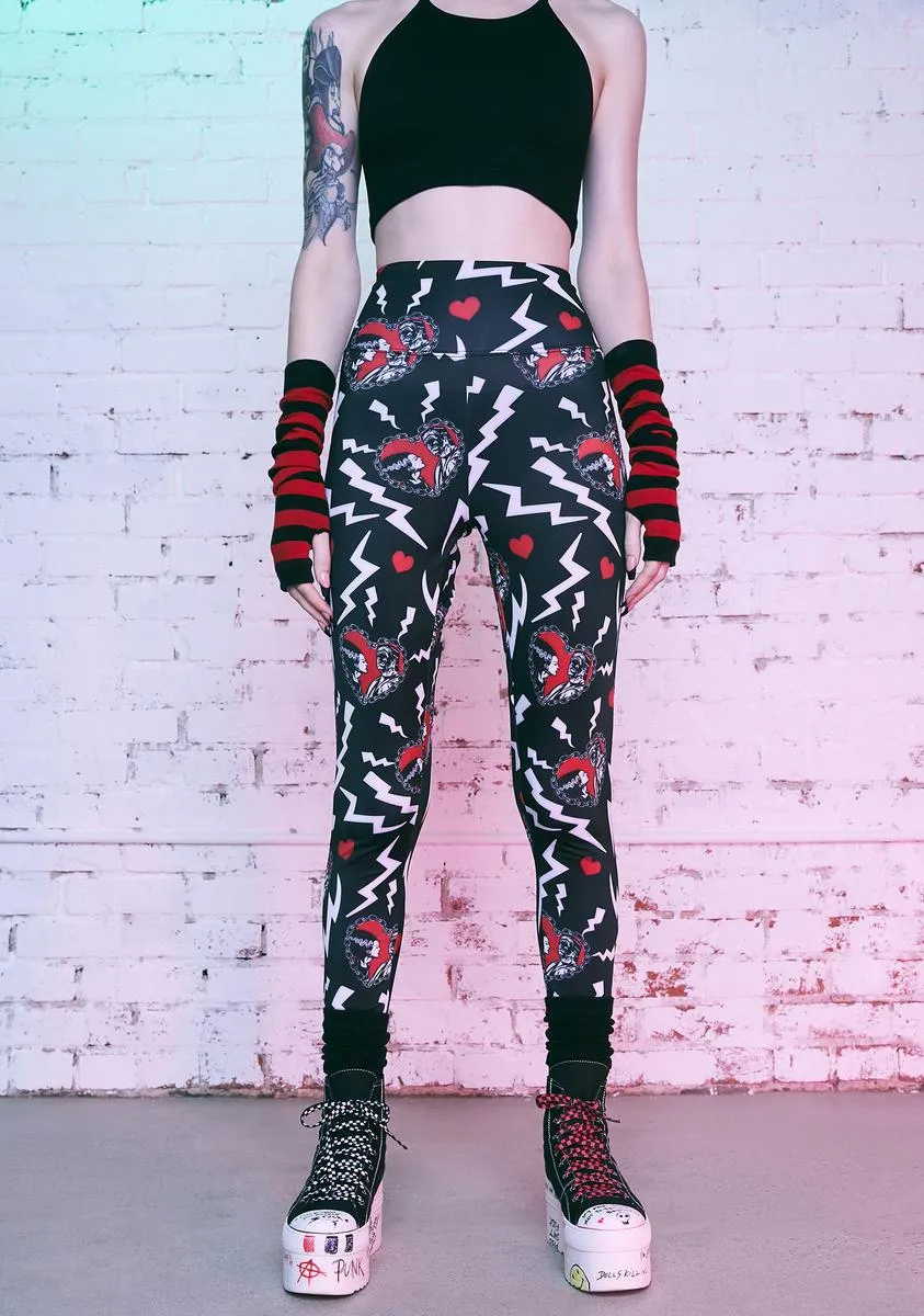 Electric Love Leggings Print