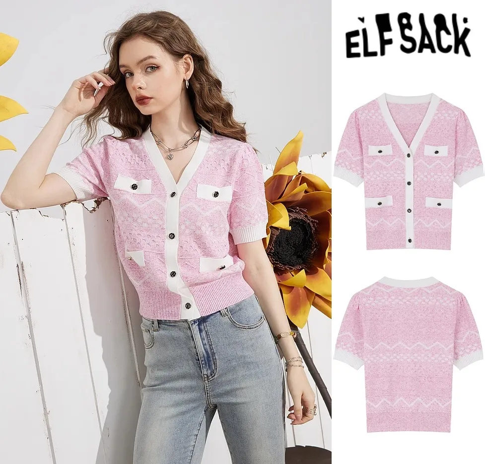 ELF SACK Short Sleeve Cardigans