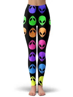 Extraterrestrial Print Leggings