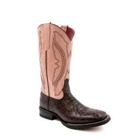 Ferrini Women's Chocolate Leather Turtle Cowboy Boots