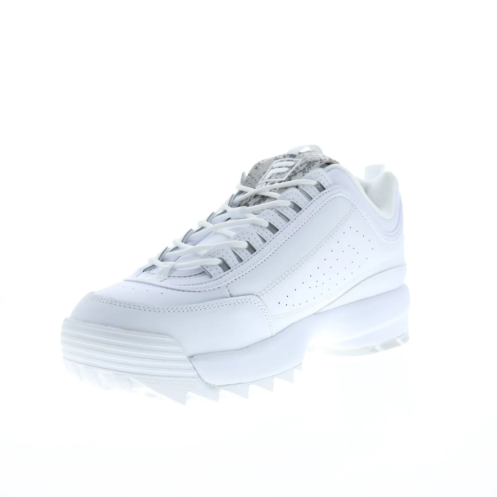 Fila Disruptor II Snake 5XM01137-101 White Women's Lifestyle Sneakers Shoes