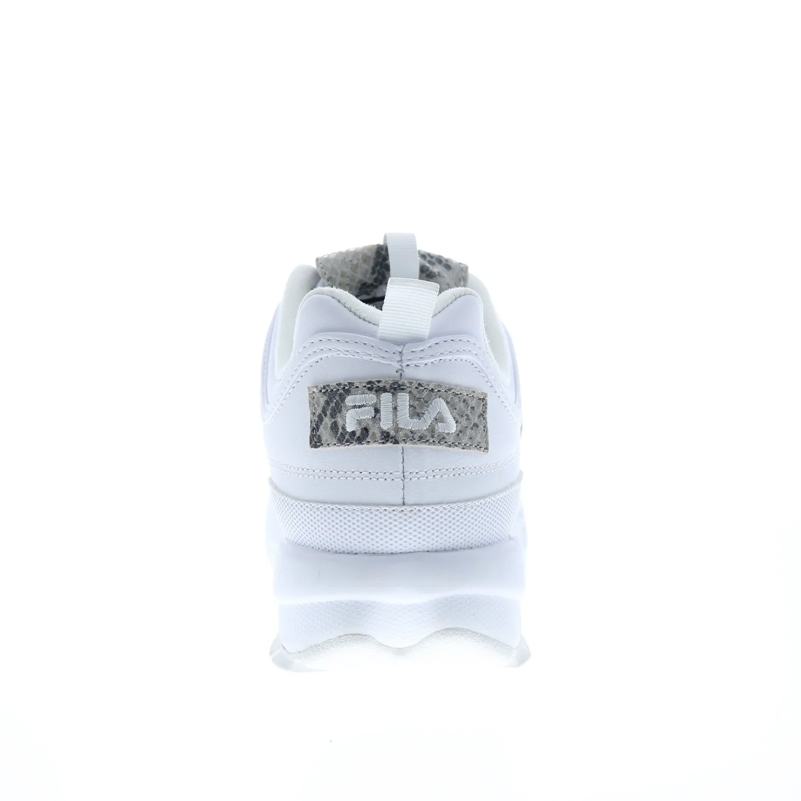 Fila Disruptor II Snake 5XM01137-101 White Women's Lifestyle Sneakers Shoes