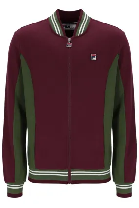 Fila Settanta Track Jacket in Windsor Wine