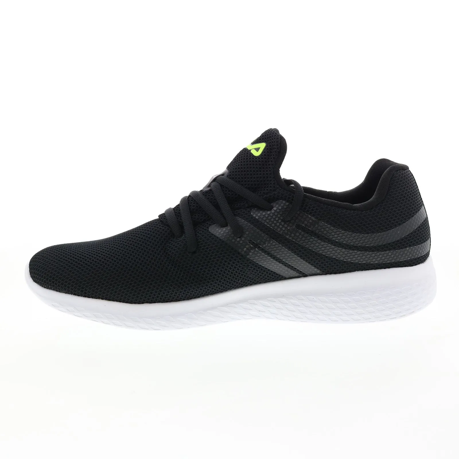 Fila Turnkey 1RM01305-016 Black Men's Canvas Lace Up Athletic Running Shoes