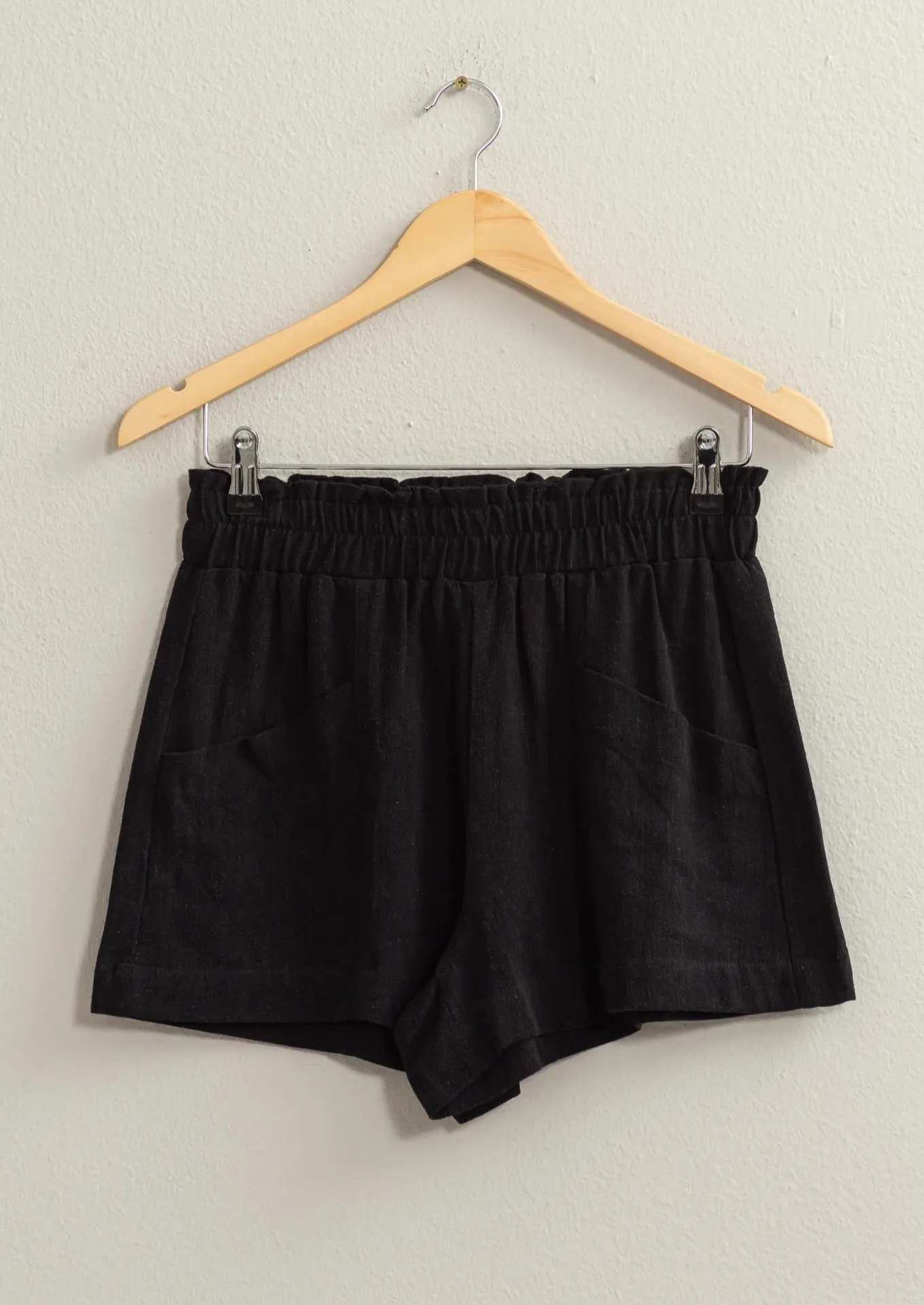 Clearance - Linen Pull-On Shorts