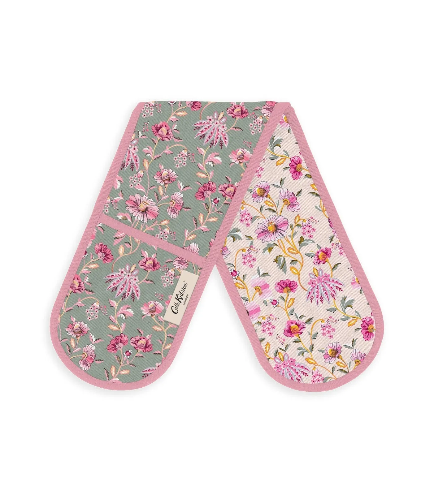 Double Oven Glove with Friendship Gardens Design