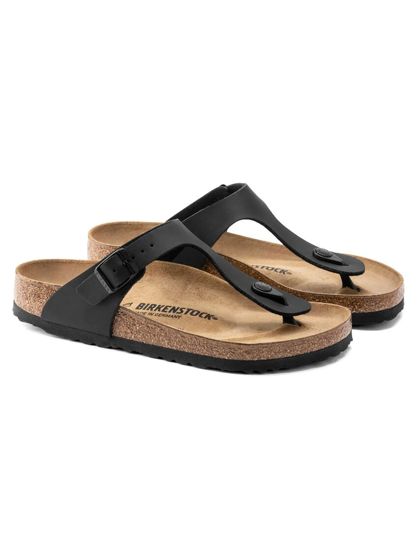 Black Gizeh Birko-Flor Sandals for Women