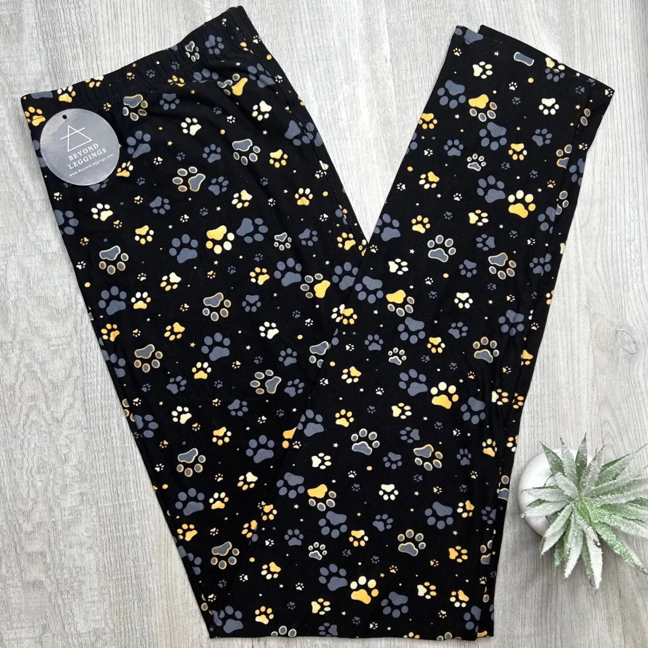 cute paw print leggings