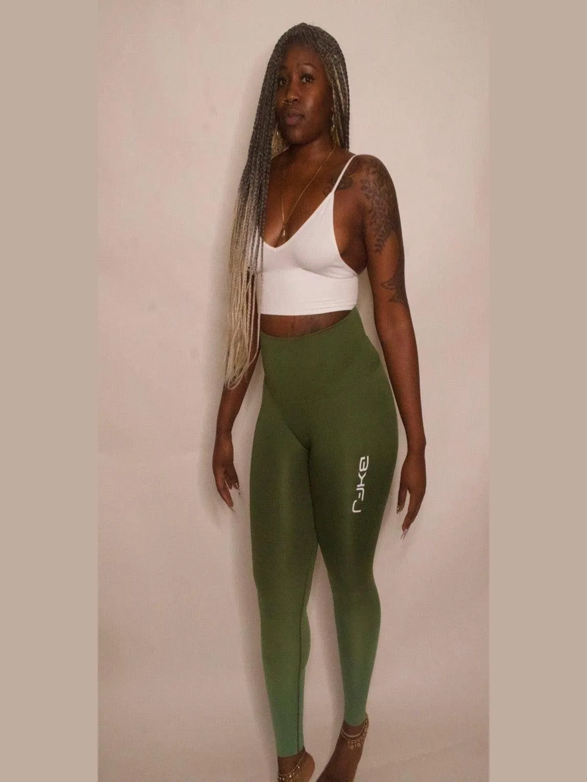 Gradient Moto High-Waisted Leggings