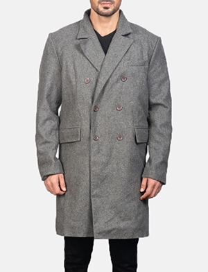 Gray Wool Double Breasted Coat by Claud - Results: 1-10 of about 25,000,000