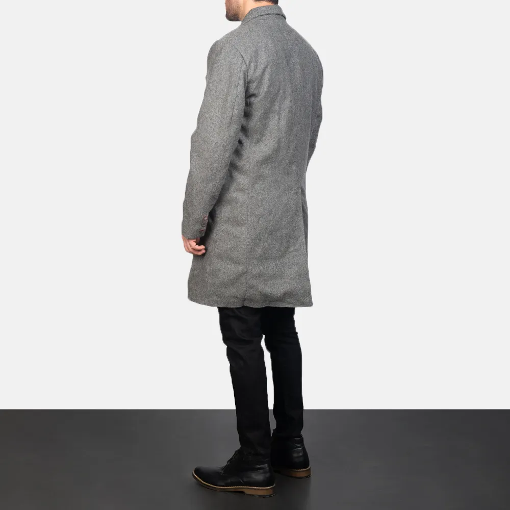 Gray Wool Double Breasted Coat by Claud - Results: 1-10 of about 25,000,000