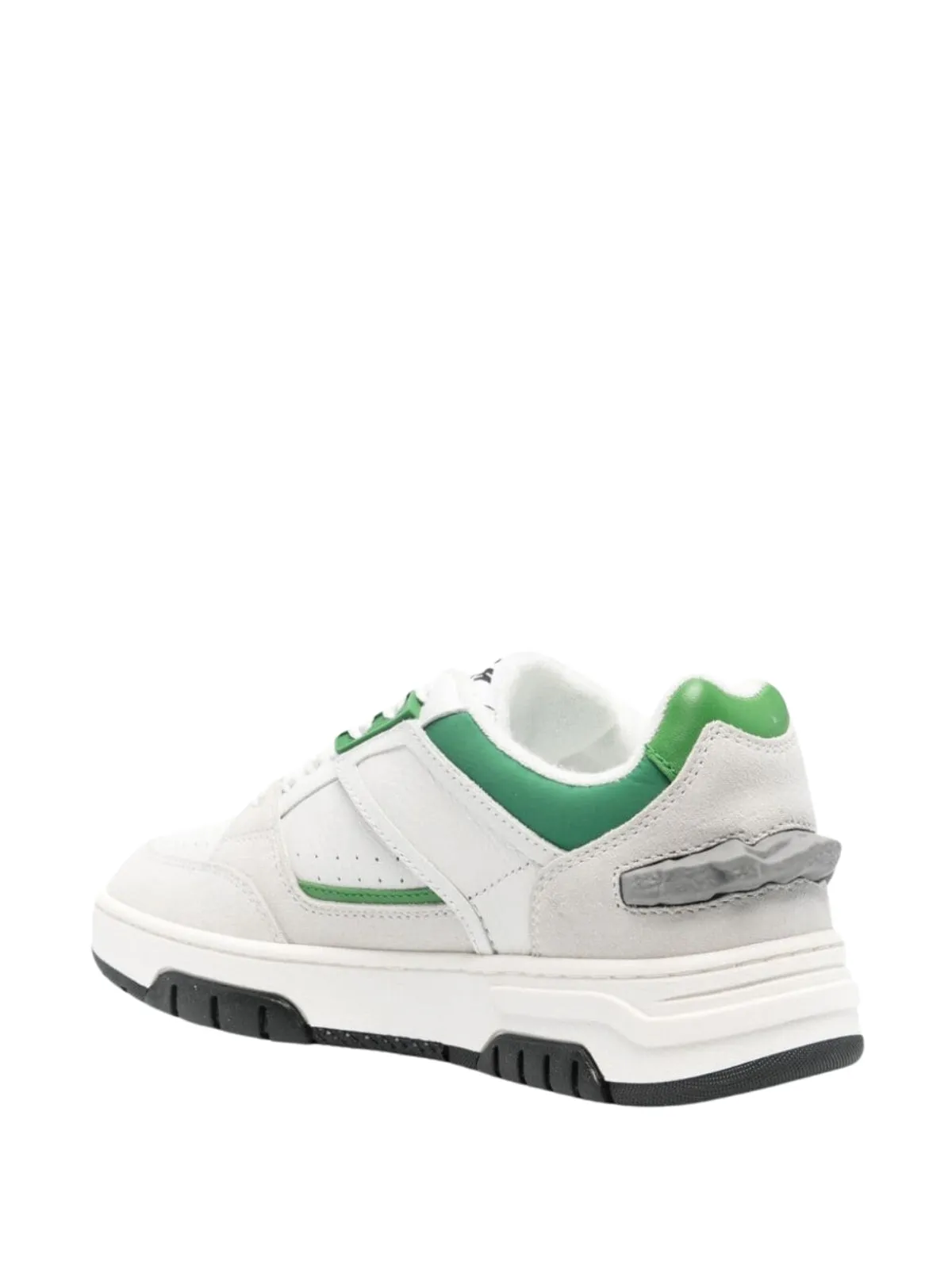 Green and White MSGM Sneaker Trainers