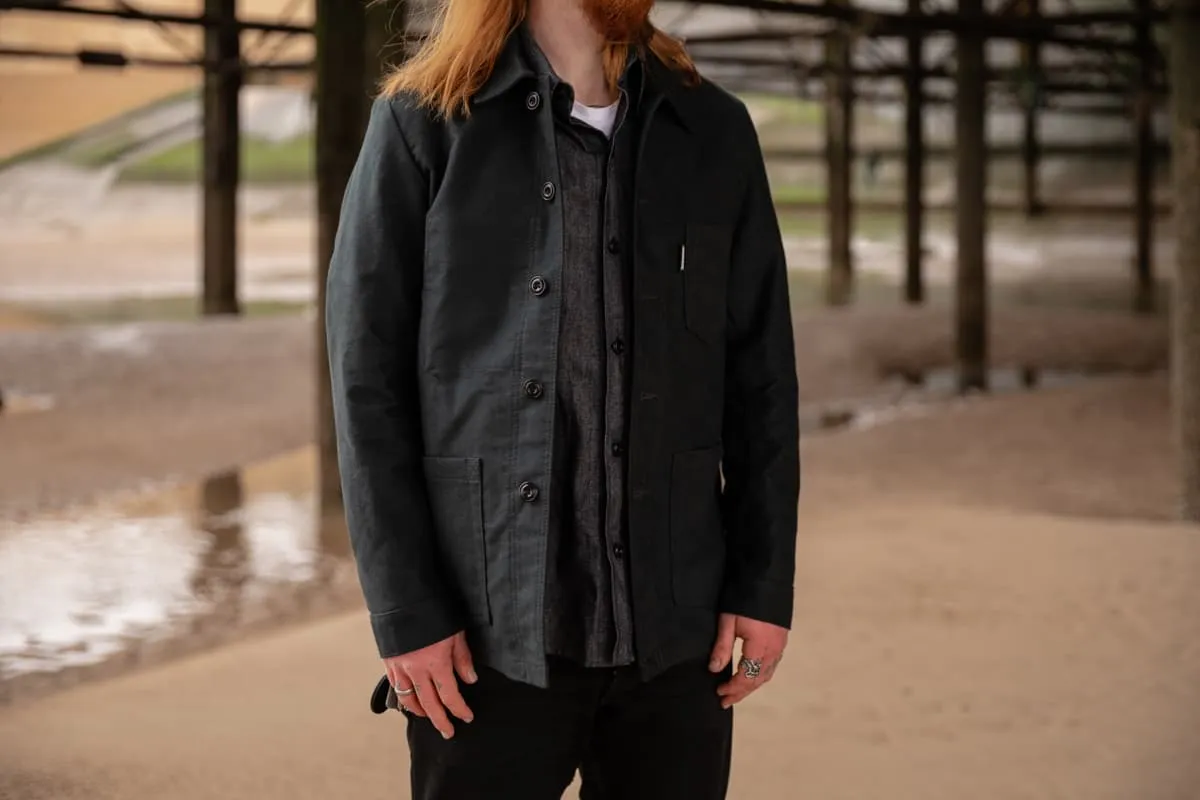 GVNR Atlantic Grey Moleskin Jacket