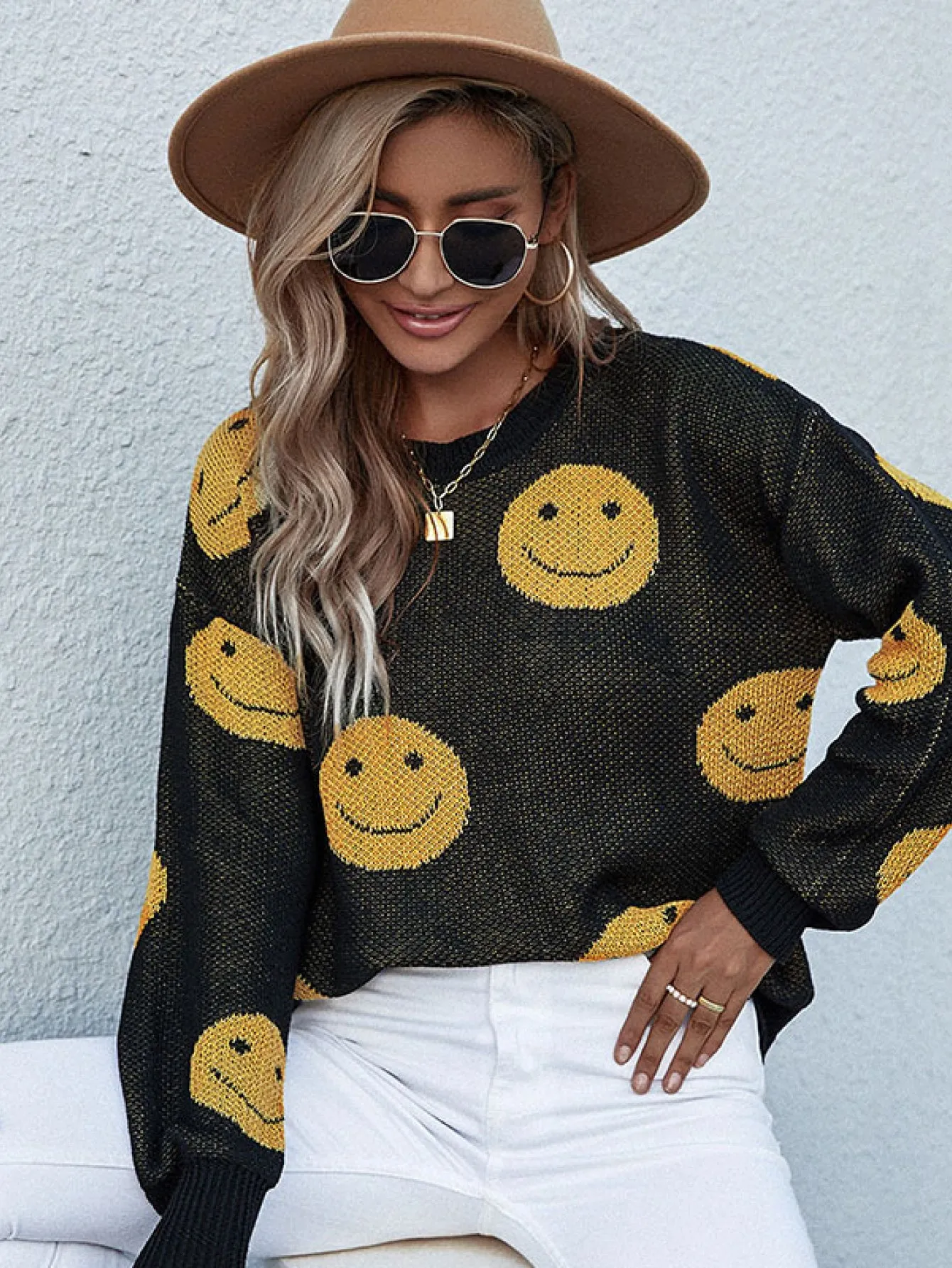 Happy Face Jumper - Shop Now!