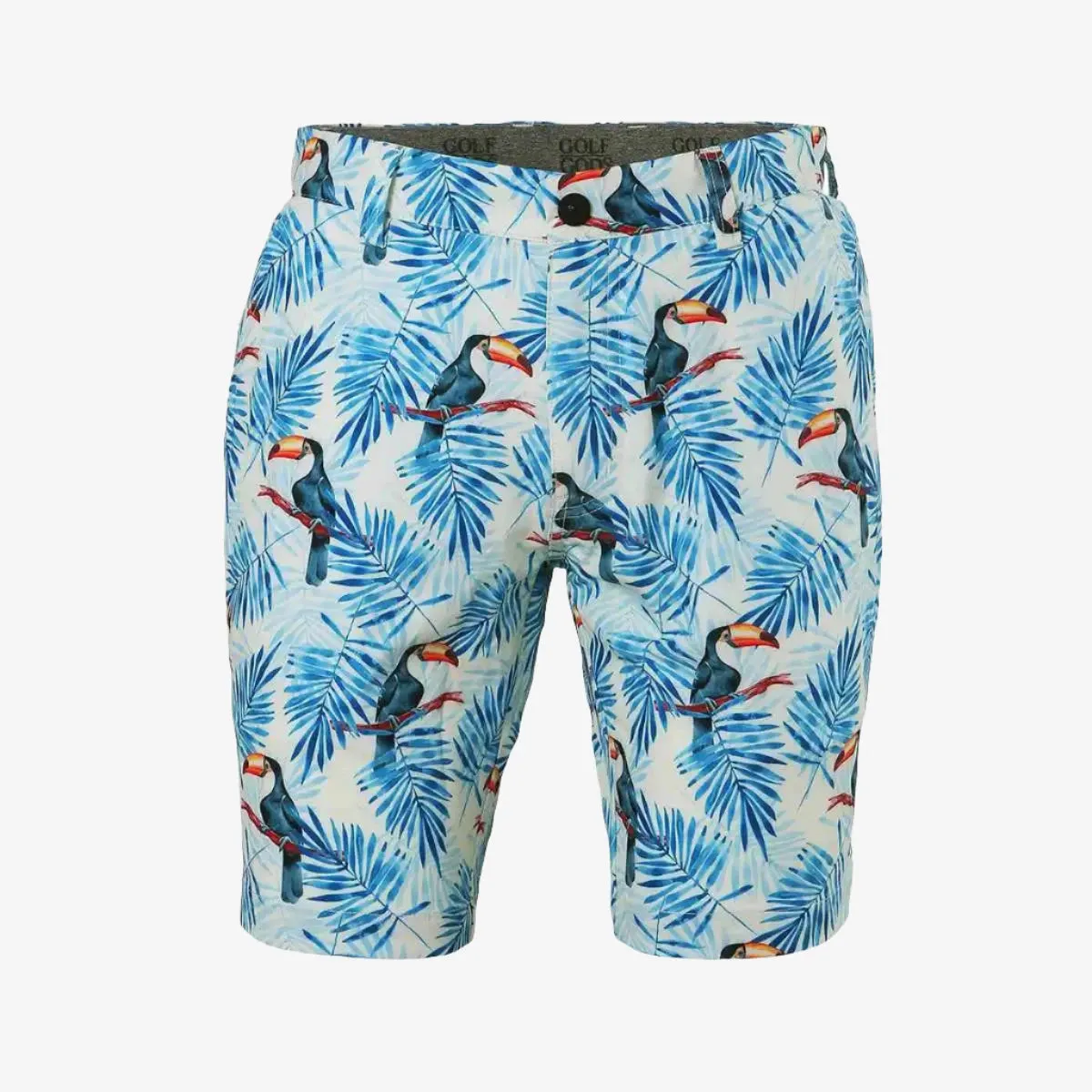 Soft Feel Happy Toucan Golf Shorts