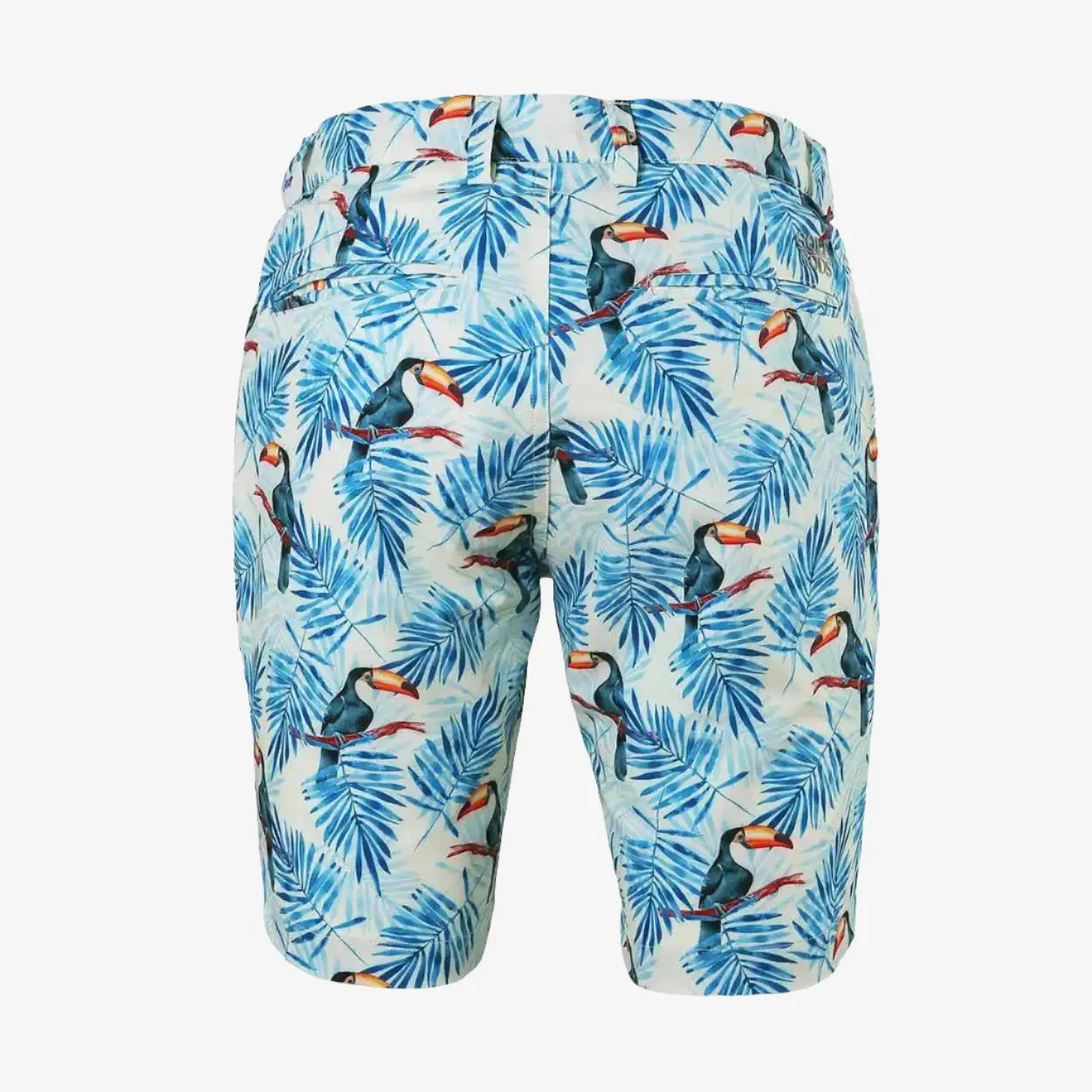 Soft Feel Happy Toucan Golf Shorts