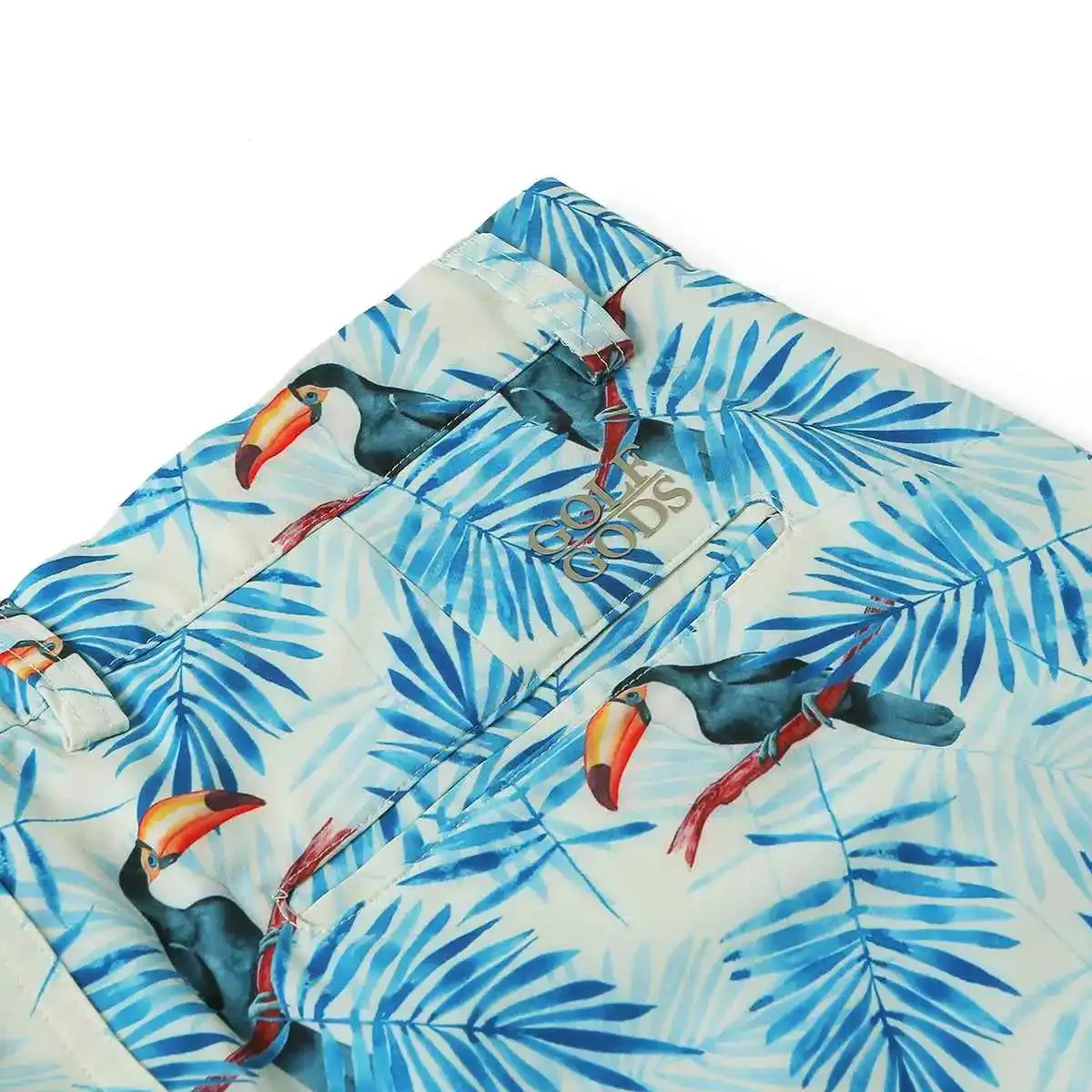 Soft Feel Happy Toucan Golf Shorts