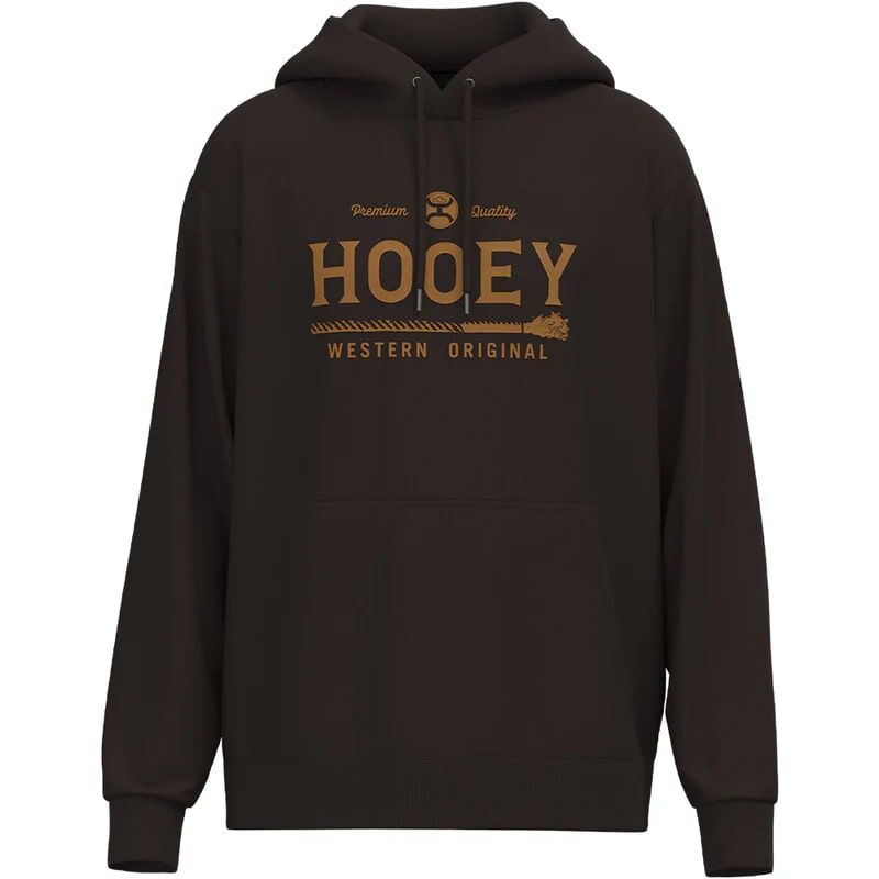 Hooey Men's Brown Legendary Hoody with Hooey Logo