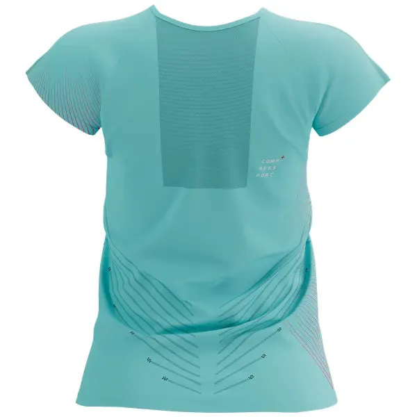 Hot Pink/Aqua Short Sleeve Performance T-shirt