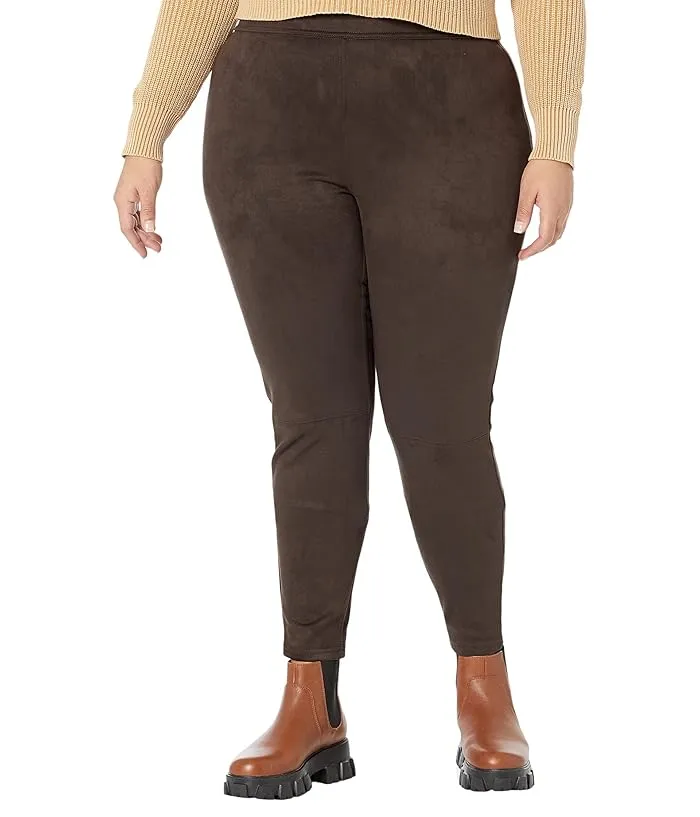 HUE Plus Size Microsuede High Waisted Leggings Women's - $22.99