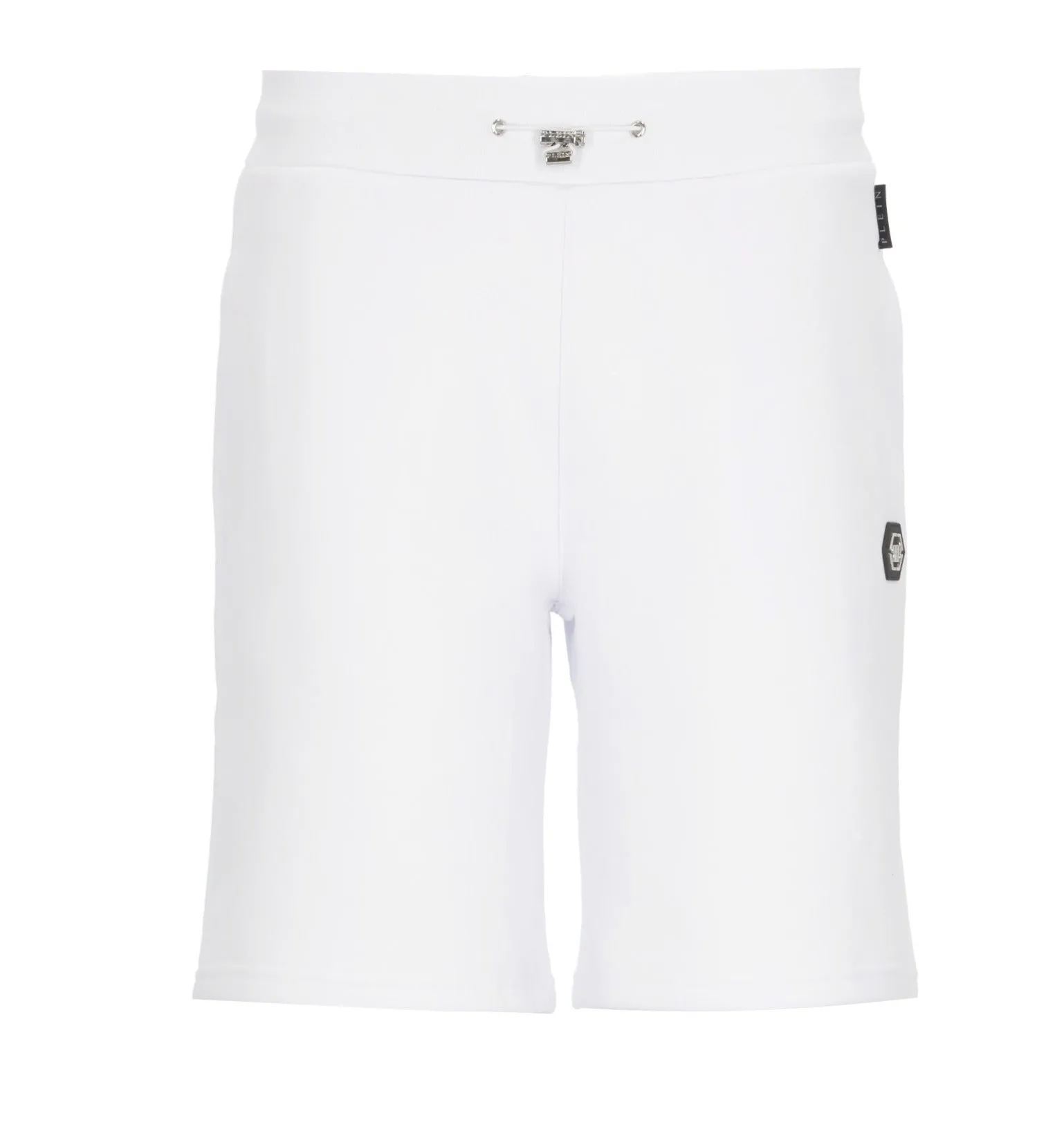 Iconic Philipp Plein Logo Patch Jogging Shorts