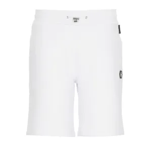 Iconic Philipp Plein Logo Patch Jogging Shorts