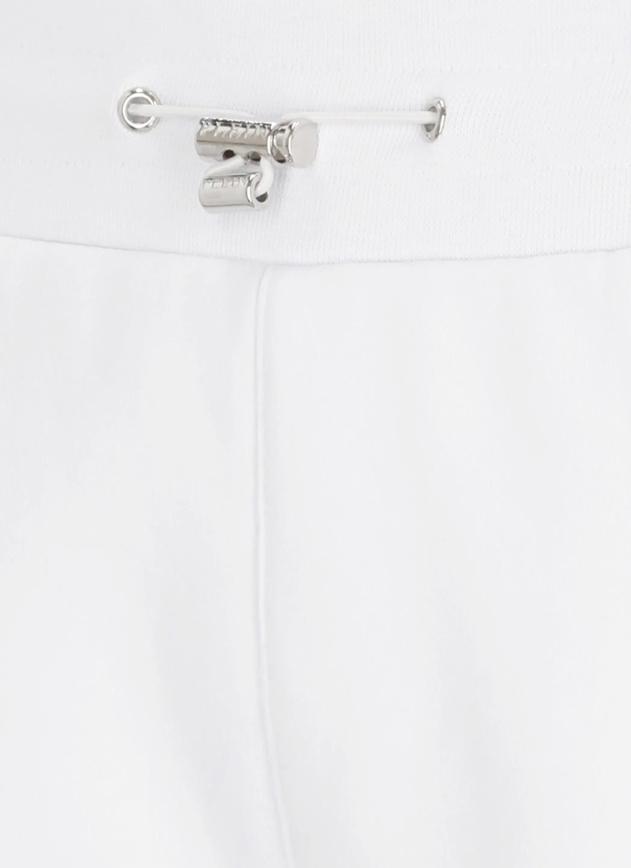 Iconic Philipp Plein Logo Patch Jogging Shorts