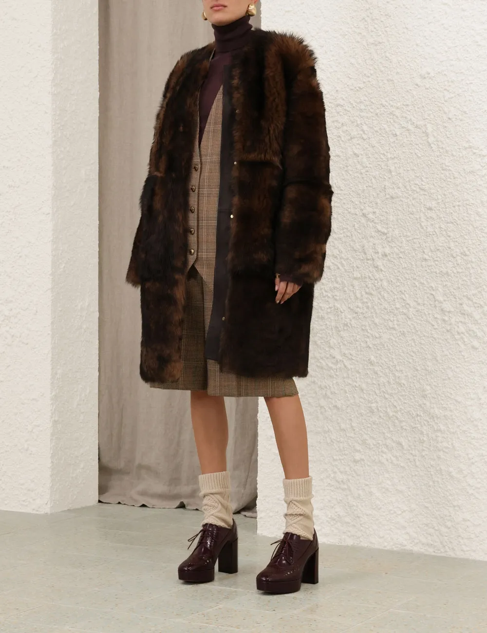 Shearling Coat Illustration