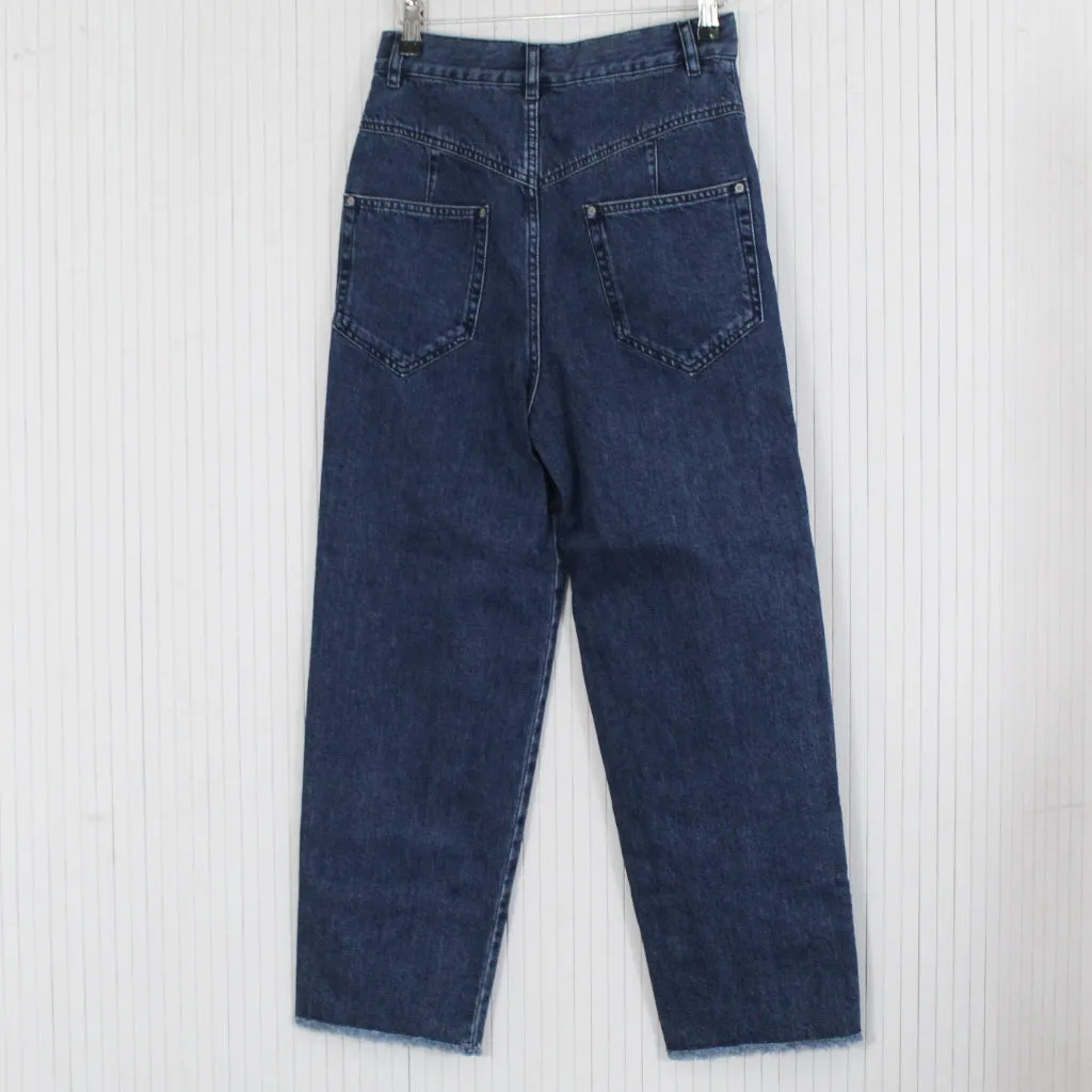 Isabel Marant 295 Blue Dilali Crop Jeans XXS/XS - Brand New.