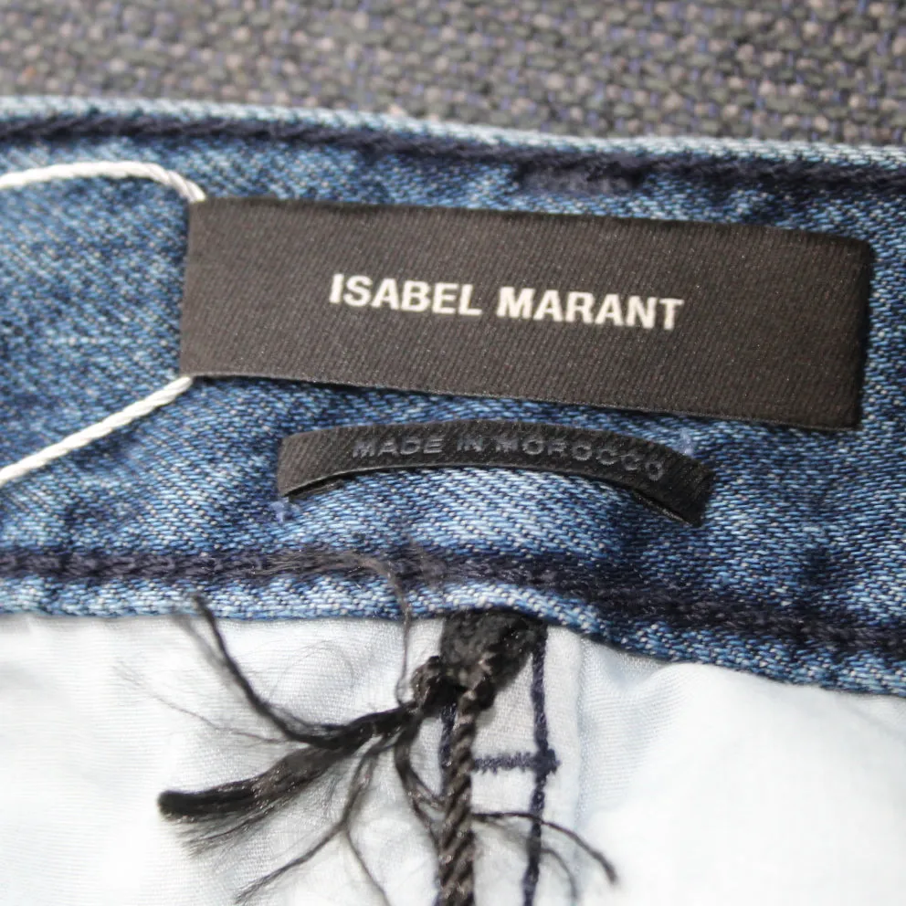 Isabel Marant 295 Blue Dilali Crop Jeans XXS/XS - Brand New.