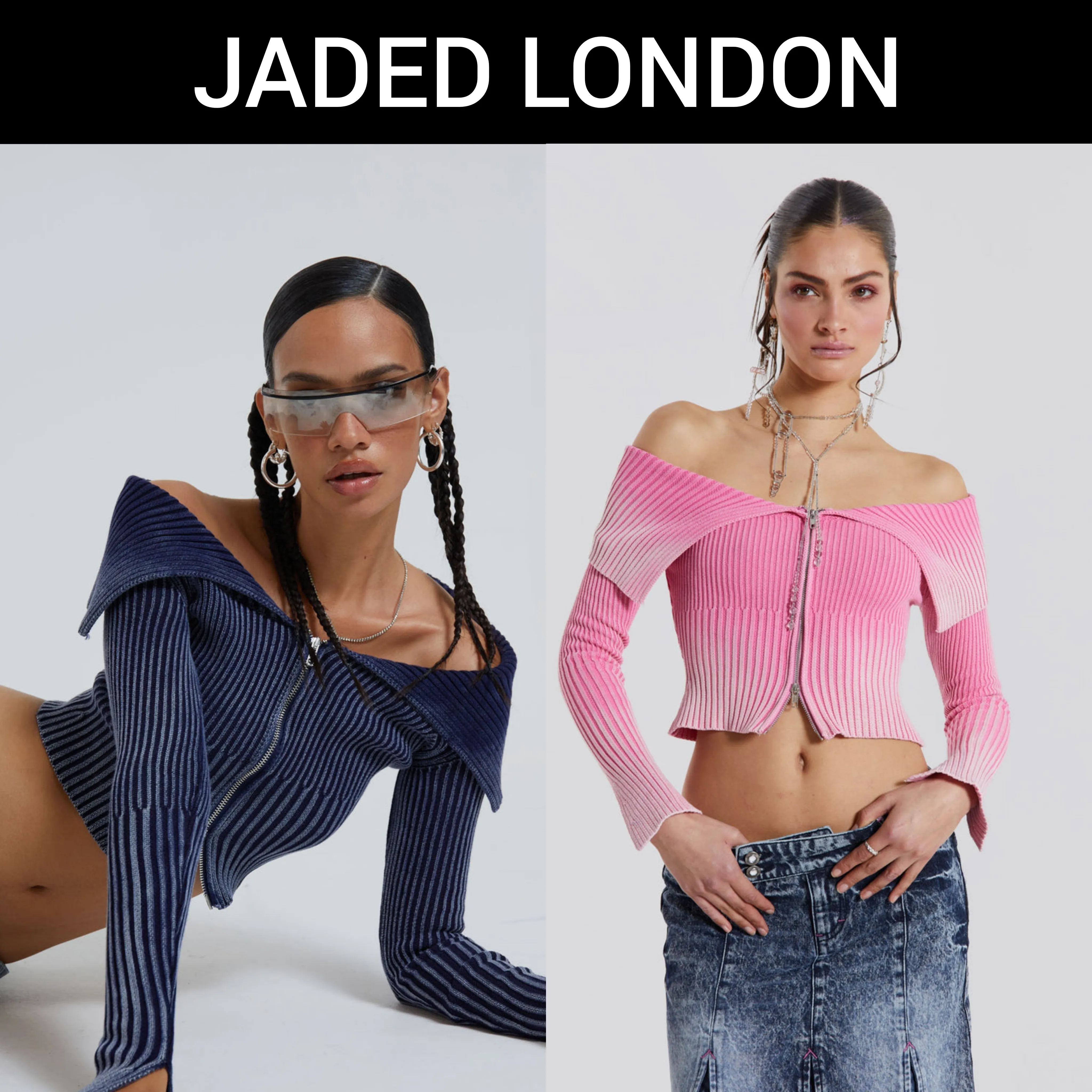 JADED LONDON Urban Streetwear Cardigans