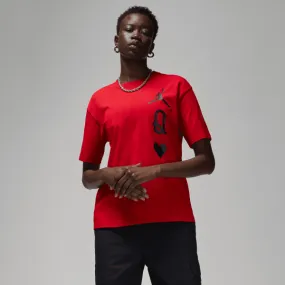 Jordan - Women - Flight GFX GF Tee - Gym Red/Black